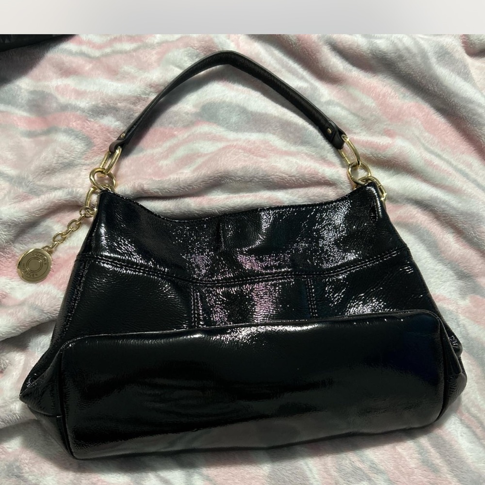 Elegant Black Leather Handbag